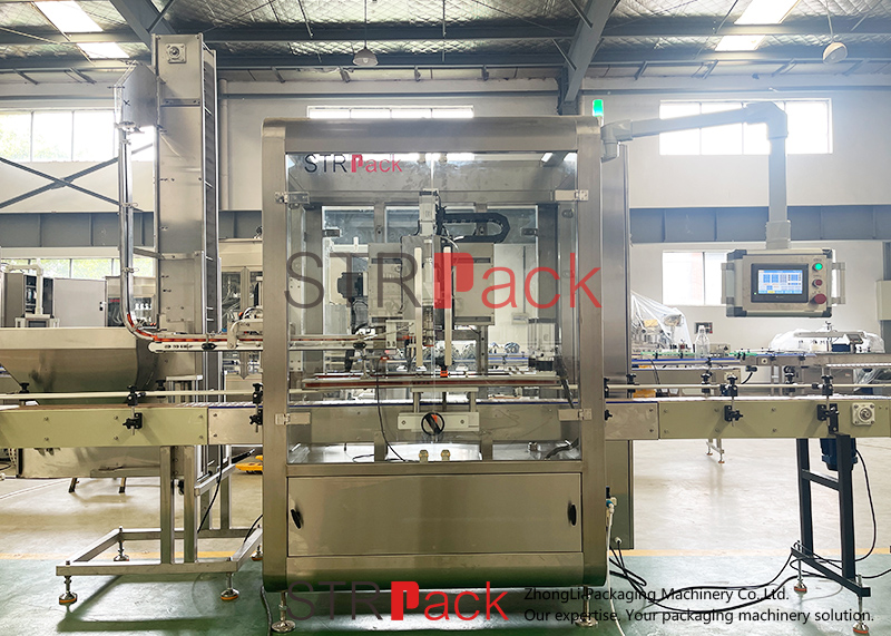 Continuous Style Pick & Place Capping Machine