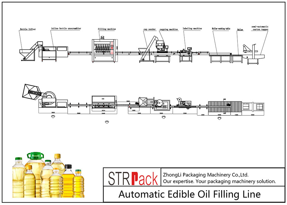 Automatic Edible Oil Filling Line