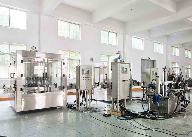 Nail Polish Remover Filling Capping and Labeling Machine Line
